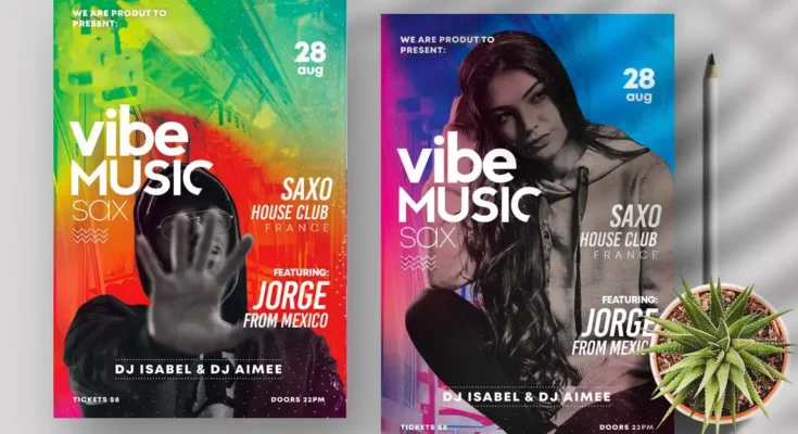 Vibe Music Flyers Event