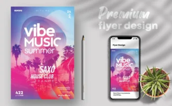 Vibe Summer Music Flyer