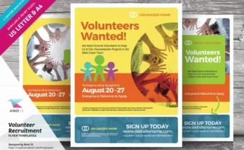 Volunteer Recruitment Flyer Design