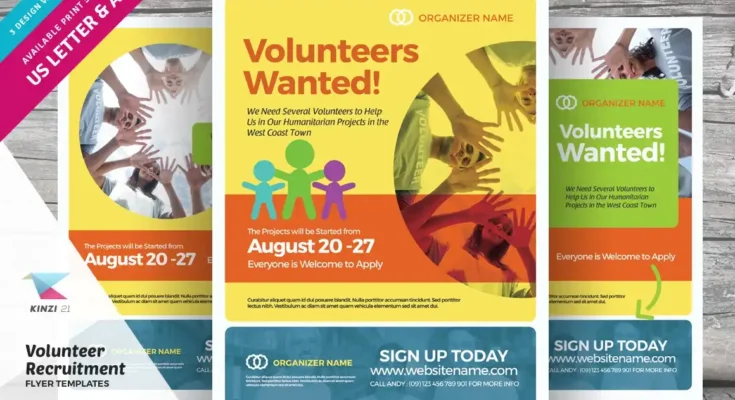 Volunteer Recruitment Flyer Design