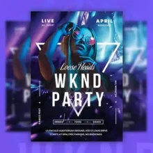 Weekend Party Flyer Template