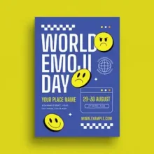 World Emoji Day Flyer