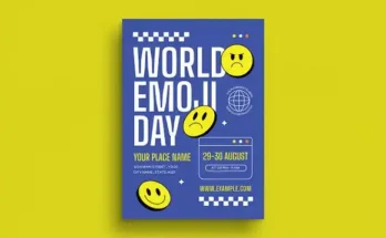 World Emoji Day Flyer