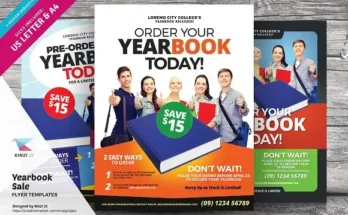 Yearbook Sale Flyer Design