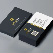 Yellow Business Card Template
