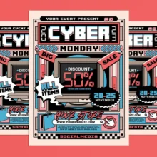 Cyber Monday Flyer Template
