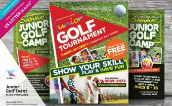 Junior Golf Event Flyer