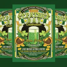 Patricks Day Beer Party Flyer PSD Download Patricks Day Beer Party