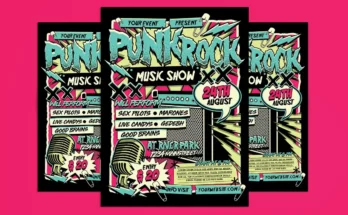 Punk Rock Music Flyer
