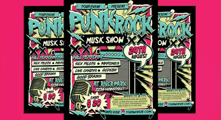 Punk Rock Music Flyer
