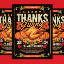 Thanksgiving Dinner Flyer