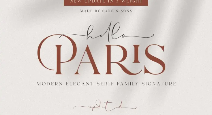 Paris Variable Duo Font