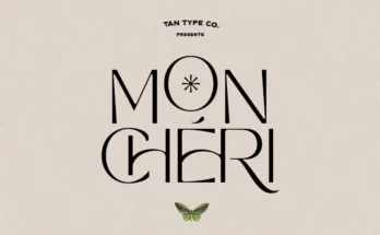 TAN MON CHERI FONT