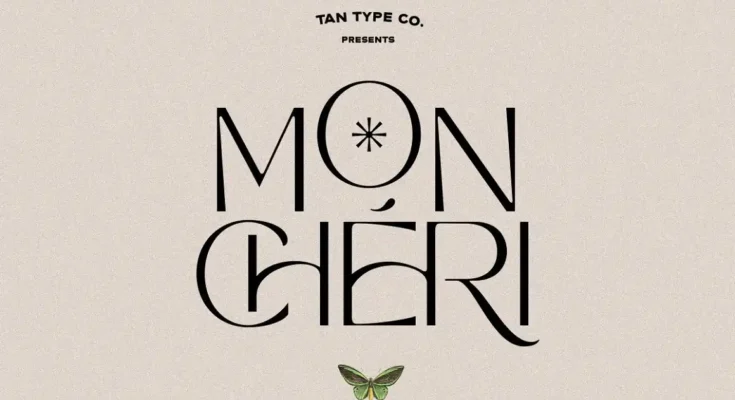 TAN MON CHERI FONT