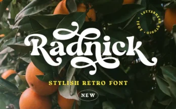 Radnick Stylish Retro Font