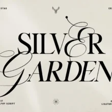 Silver Garden Nostalgic Font