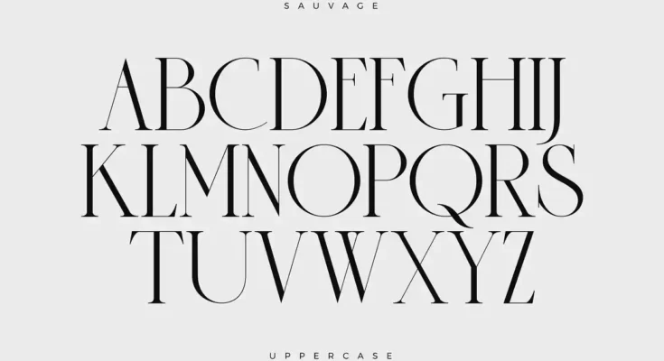 Sauvage Elegant Font Logos