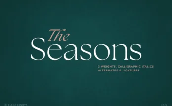 Seasons Serif Font Family