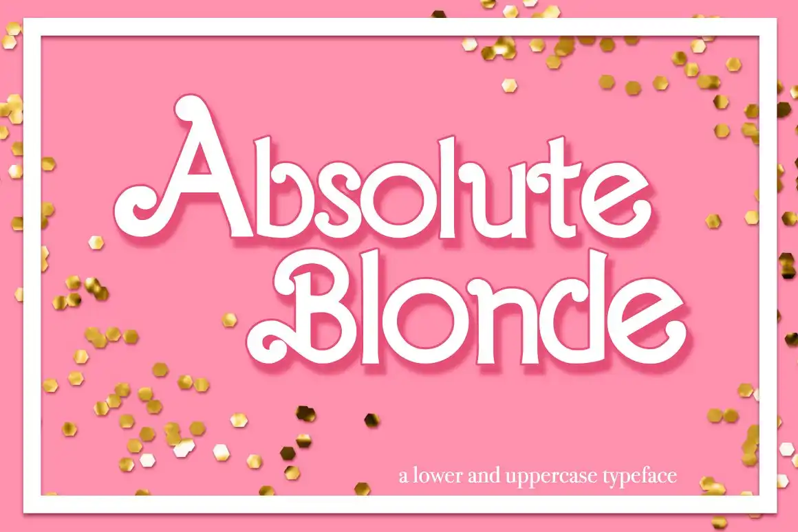 Absolute Blonde Typeface Design