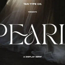 Tan Pearl Font Family