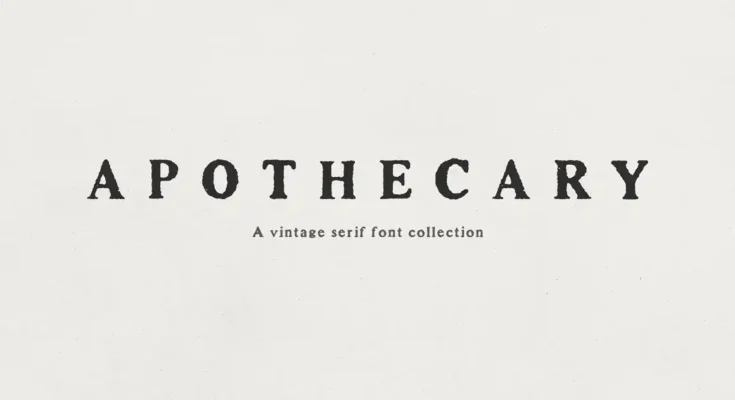 Apothecary Serif Font