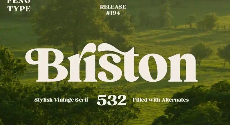 Briston Serif Font