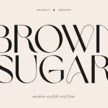 Brown Sugar Modern Font