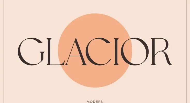 Glacior Modern Display Serif Font