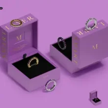 Jewelry Box Mockup Set