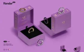 Jewelry Box Mockup Set