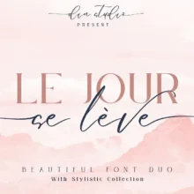 Le Jour Script Font