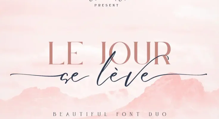 Le Jour Script Font