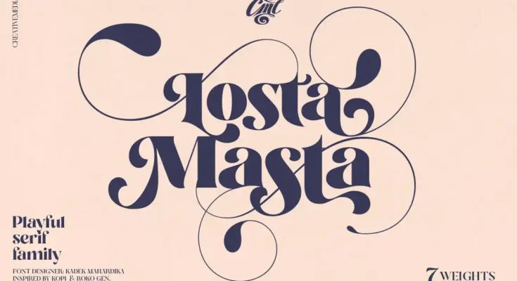 Losta Masta Font Family