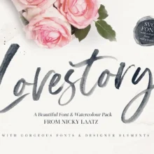 Lovestory Font Collection