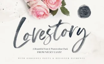 Lovestory Font Collection