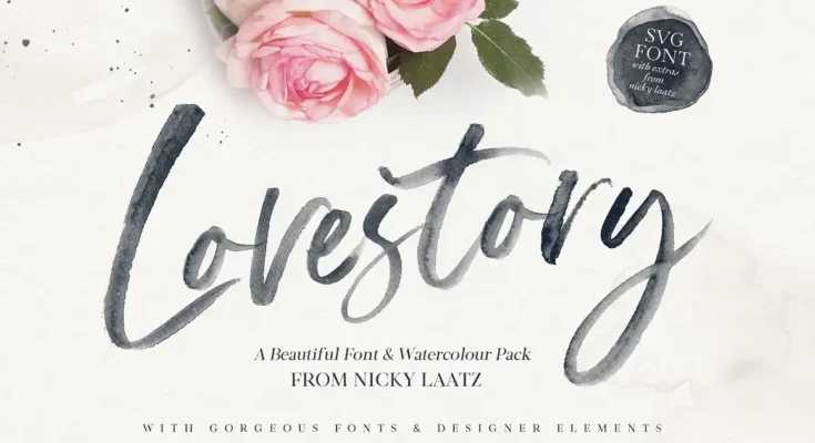 Lovestory Font Collection