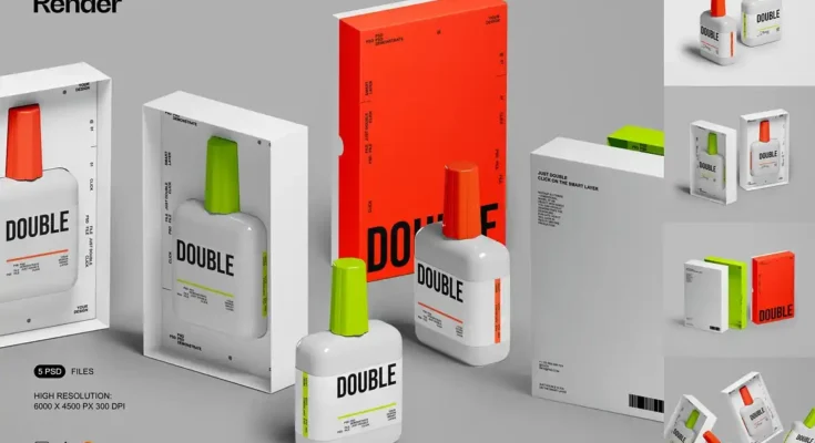 Stationery Glue Mockups