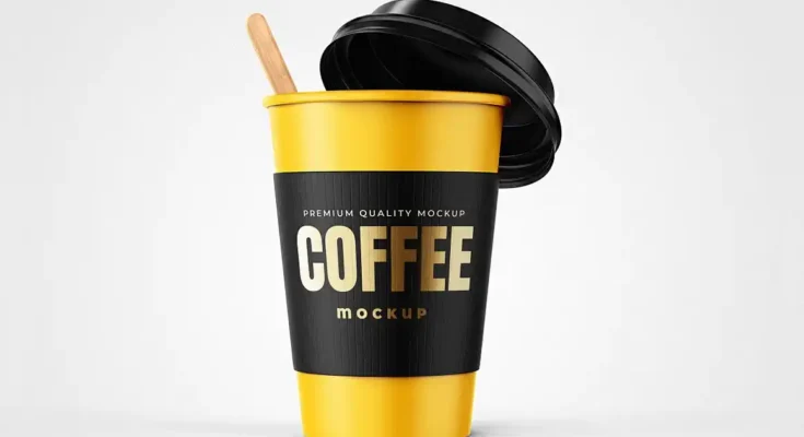 Take Away Coffee Cup Mockup