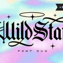 Wild Star Font Duo