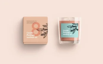 Candle Glass And Box Packaging