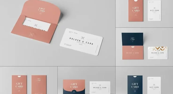 Card Holder Mockup Free