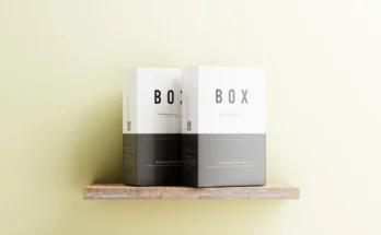 Cardboard Packaging Box Mockups