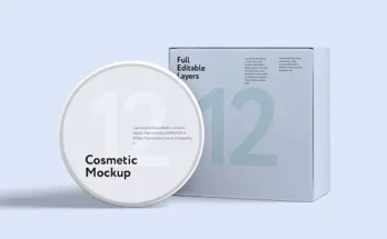 Cosmetic Mockup PSD