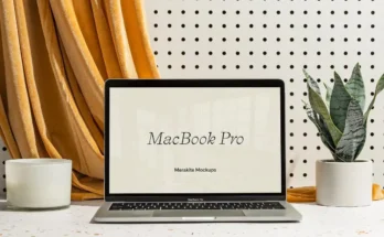 MacBook Pro Photoshop PSD Mockup