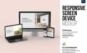 Responsive Screen Device Mockup