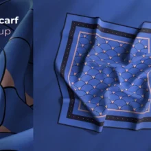 Silk Scarf Mockup