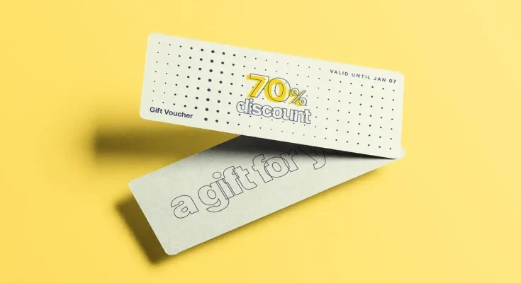 Simple Voucher Mockup Set