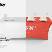 Stretch Tablecloth Mockup Set