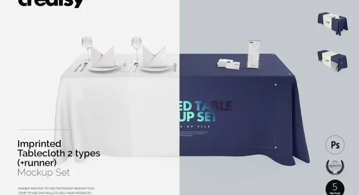 Tablecloth Mockup Set