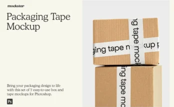 Packaging Tape Mockup